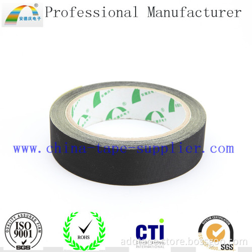 Black Flame Retardant Acrylic Acetate Cloth Tape